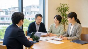 調布周辺の介護・福祉事業M&Aと事業承継を相談する経営者と専門家