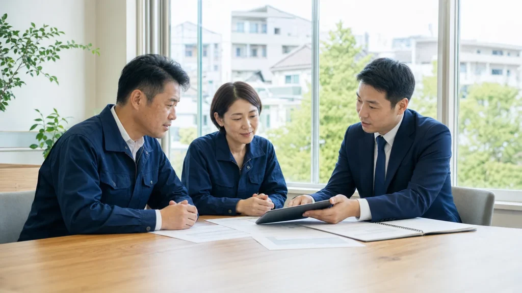 調布周辺の地域サービス業M&Aと事業承継を相談する経営者と専門家