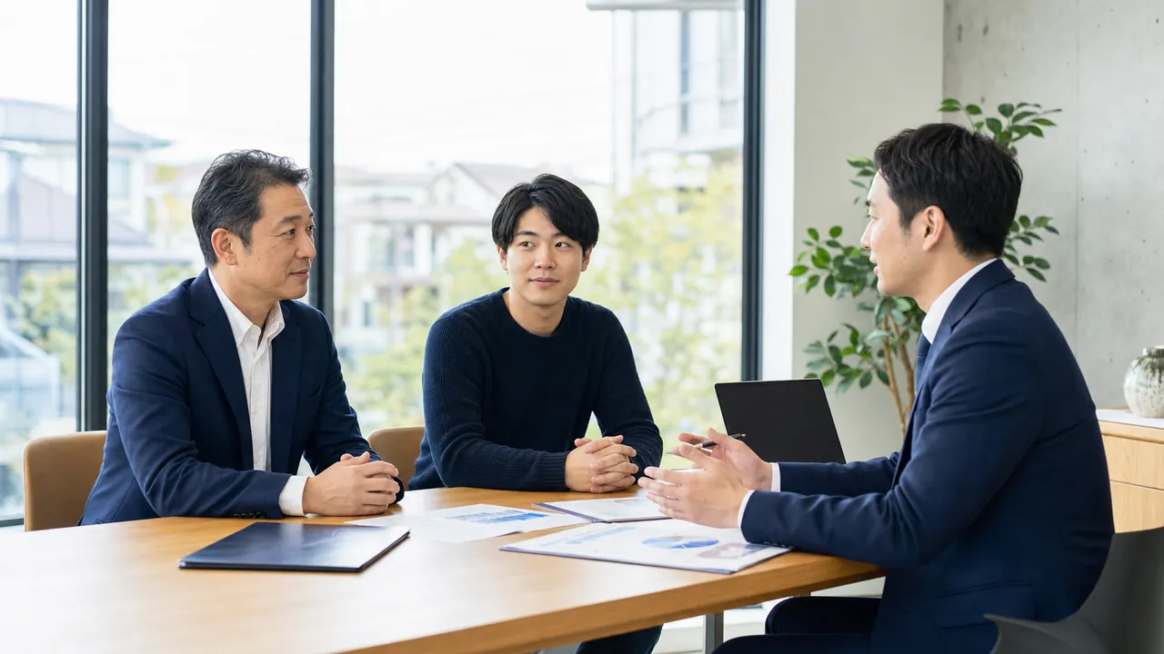 初回相談の面談風景