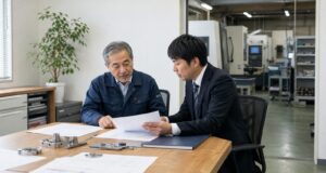 調布周辺の製造業M&Aと事業承継を相談する経営者と専門家