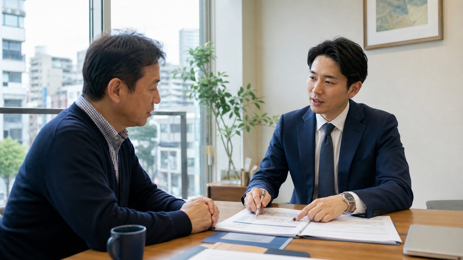 調布周辺の士業・専門サービス会社の事業承継とM&Aを相談する経営者と専門家
