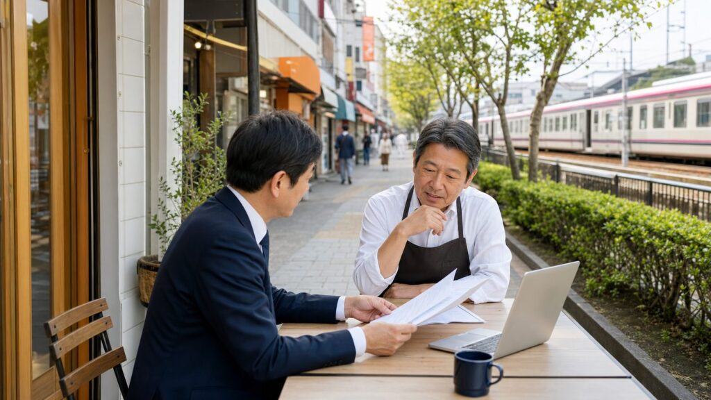 調布周辺で飲食店と小売店舗の承継相談を行う経営者